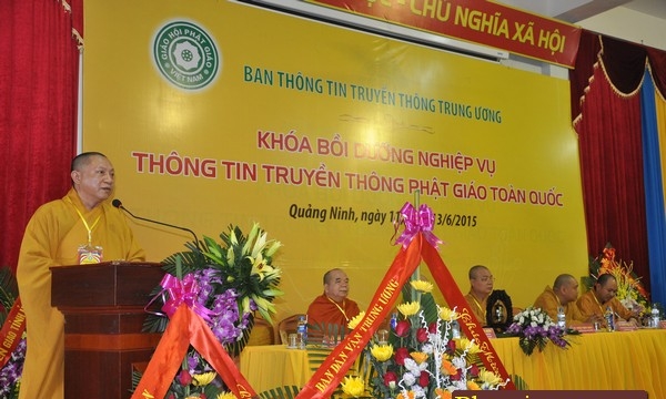 Quảng Ninh: Khai mạc khóa Bồi dưỡng Nghiệp vụ Thông tin Truyền thông Phật giáo toàn quốc
