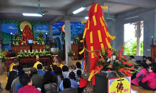 Hải Dương: Chùa Mục Sơn tổ chức lễ an vị tượng và cung nghinh Xá lợi Phật