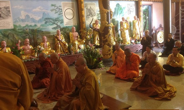 Lào: Chùa Phật tích tưởng niệm đức Đệ nhất Pháp chủ GHPGVN