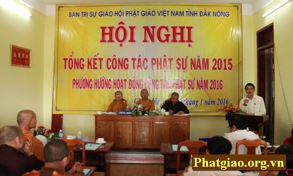 Quảng Nam, Đắk Nông, Cà Mau: Tổng kết phật sự 2015