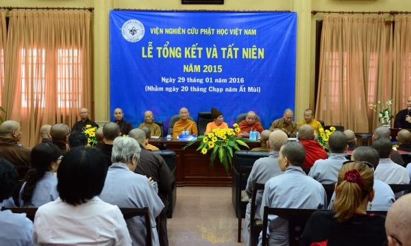 Tp.HCM: Viện NCPH Việt Nam tổ chức lễ tổng kết phật sự 2015