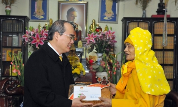 Thư chúc mừng Phật đản của Chủ tịch Uỷ ban T.Ư MTTQVN