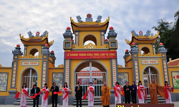 Khánh thành chùa Trúc Lâm Tà Lùng ở vùng cao biên giới Cao Bằng