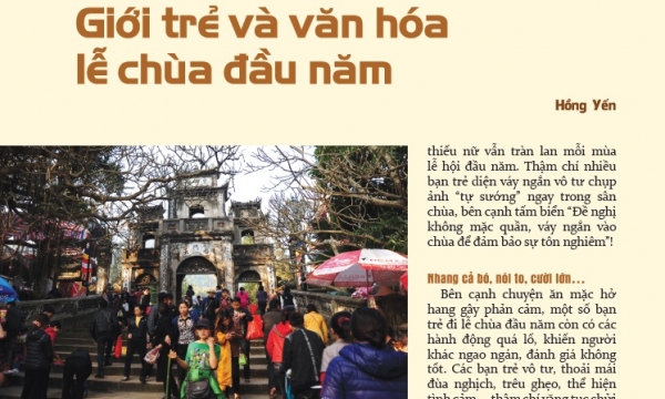 Giới trẻ và văn hóa lễ chùa đầu năm