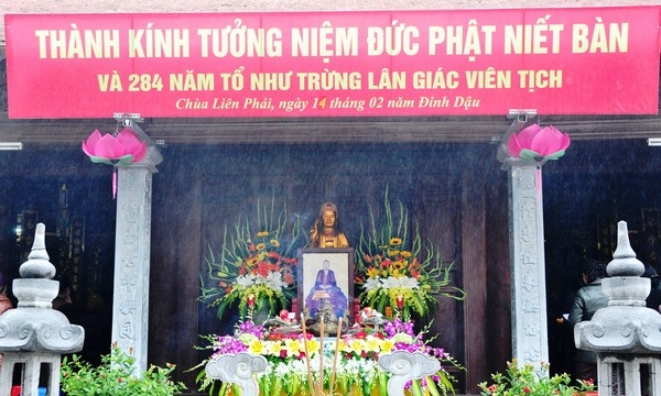 Hà Nội: Chùa Liên Phái tưởng niệm đức Thái Tổ Như Trừng Lân Giác