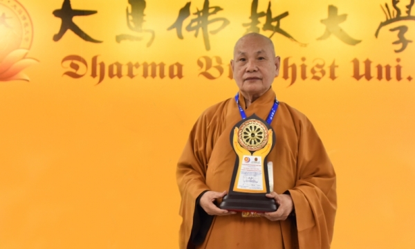 Giáo hội nhận giải thưởng tại Diễn đàn Lãnh đạo Phật giáo Thế giới lần 4
