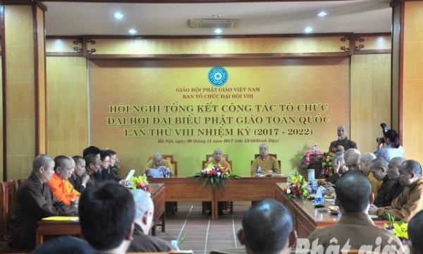 Hội nghị Tổng kết công tác tổ chức Đại hội Phật giáo Toàn quốc lần thứ VIII