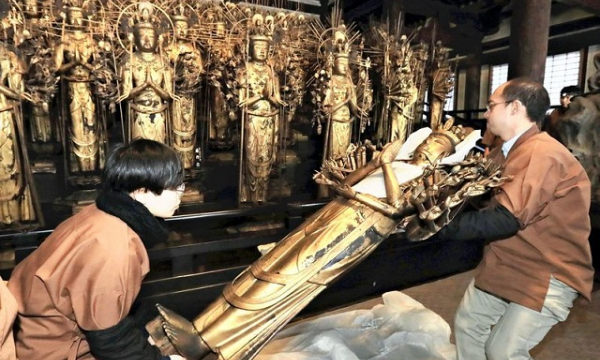 Tu bổ hoàn thiện hàng nghìn pho tượng Phật tại Tokyo Nhật Bản