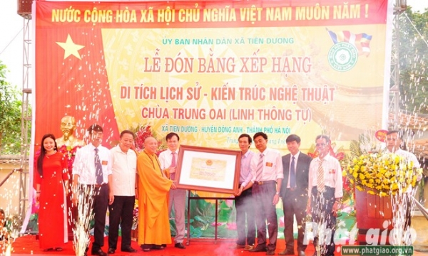 Hà Nội: Công nhận chùa Linh Thông là Di tích lịch sử, kiến trúc nghệ thuật