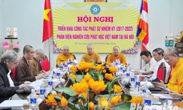 Phân viện NCPHVN tại Hà Nội triển khai công tác phật sự NK (2017-2022)