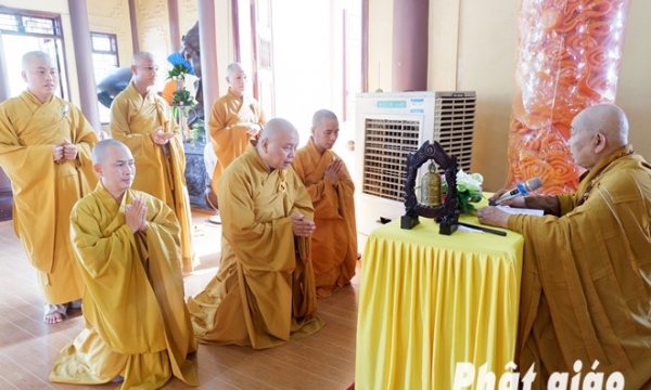 Tp.HCM: Tác pháp An cư tại chùa Phổ Quang