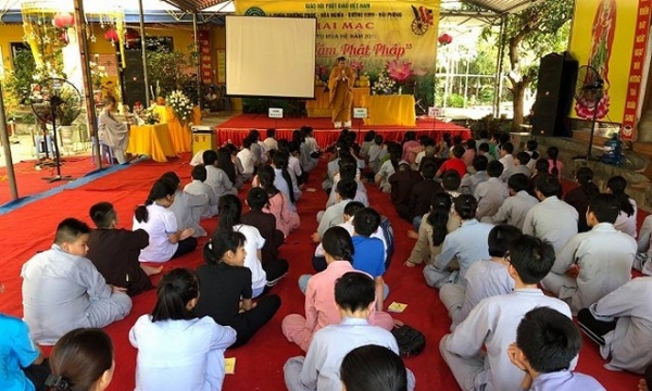 Hà Nam, Thái Bình, Hải Phòng: Các chùa tổ chức khóa tu mùa hè