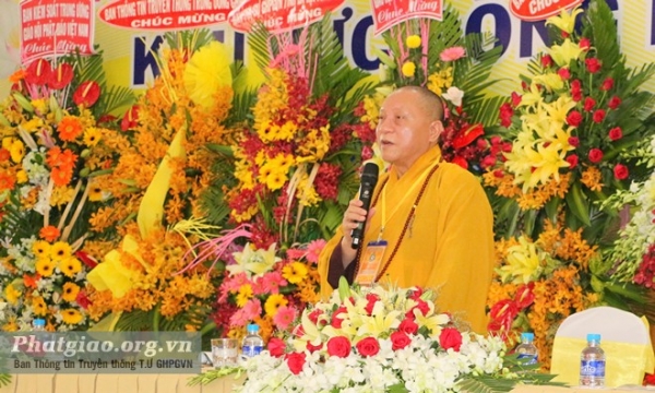 HT.Thích Gia Quang thao giảng về công tác truyền thông Phật giáo
