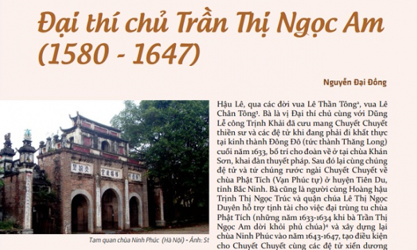 Đại thí chủ Trần Thị Ngọc Am (1580 - 1647)