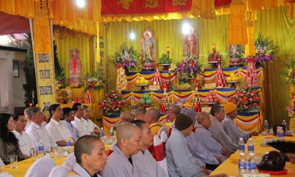 Nam Định: Lễ húy nhật tiểu tường cố Ni trưởng Thích Đàm Nhượng