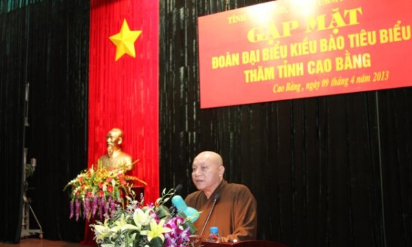 Gặp mặt Đoàn Đại biểu kiều bào thăm tỉnh Cao Bằng