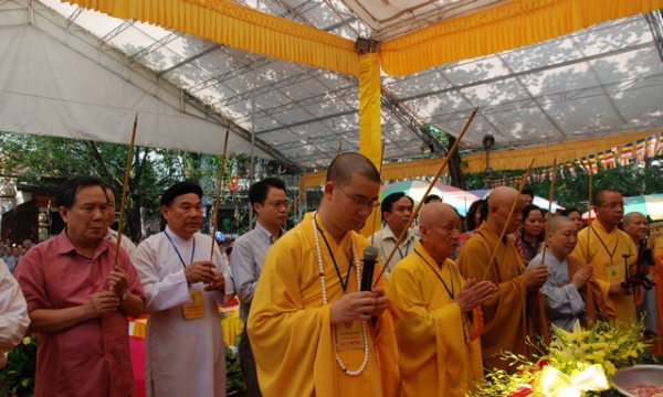 Hà Nội: Chùa Quỳnh Lôi tổ chức Phật đản