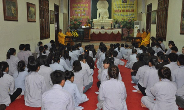 Bắc Ninh: Chùa Phật Tích tổ chức Khóa tu mùa hè