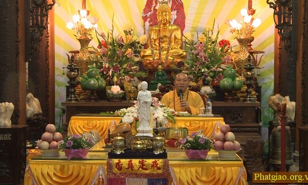 Hà Nội: HT.Thích Gia Quang giảng về kinh A Di Đà tại chùa Tăng Phúc