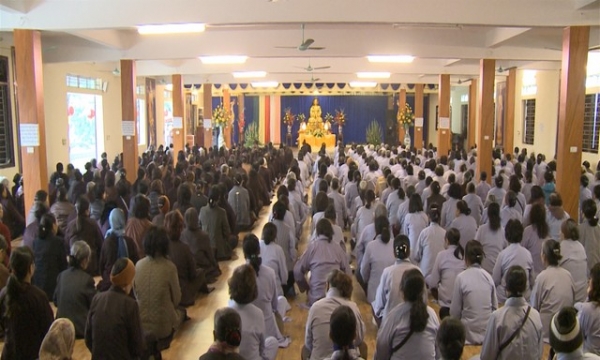Hà Nội: Khai mạc khóa tu Phật thất tại chùa Nam Dư Thượng