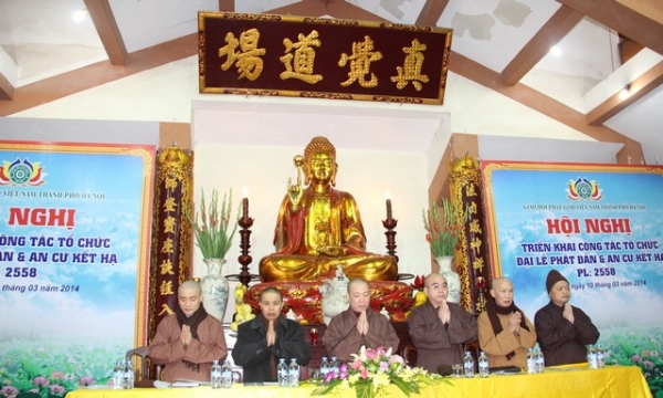Hà Nội: Hội nghị về công tác tổ chức Đại lễ Phật đản và An cư Kiết hạ năm 2014