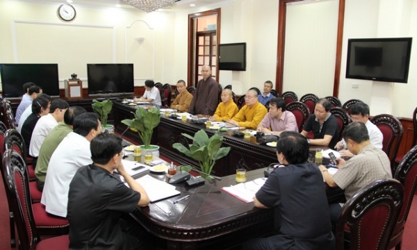 Ninh Bình: Họp kiểm tra công tác giúp GHPGVN tổ chức Đại lễ Phật đản LHQ 2014