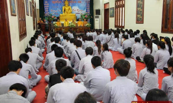 Bắc Ninh: Chùa Phật Tích tổ chức Khóa tu mùa hè “Hướng về cội nguồn”