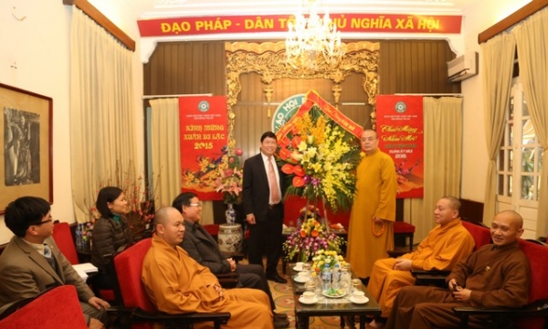 Hà Nội: Ban Tôn giáo Chính phủ chúc Tết GHPGVN
