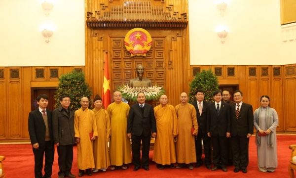 GHPGVN chúc Tết Phó Thủ tướng Nguyễn Xuân Phúc