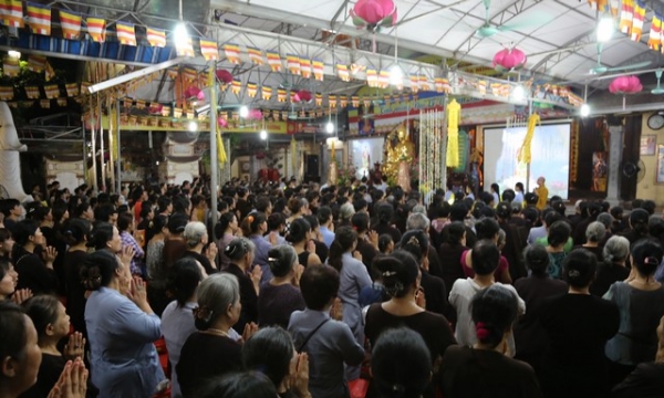 Hà Nội: Hòa thượng Thích Bảo Nghiêm giảng về Vu Lan tại chùa Tương Mai