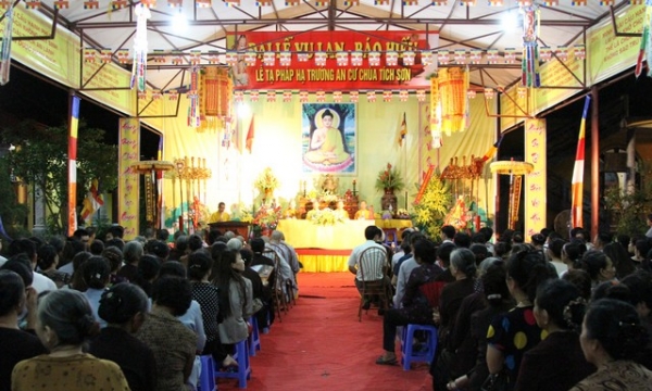 Vĩnh Yên: Lễ Vu lan báo hiếu chùa Tích Sơn