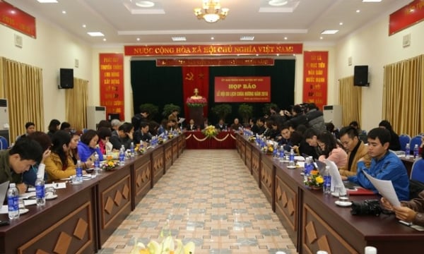 Hà Nội: Họp báo giới thiệu lễ hội chùa Hương năm 2016