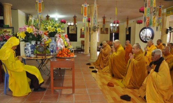 Tăng, ni Phật giáo thủ đô Hà Nội đỉnh lễ khánh tuế đức Pháp chủ