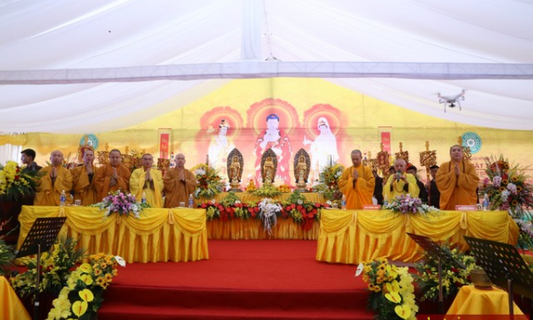 Bắc Ninh: Chùa Phật Tích tổ chức Pháp hội niệm Phật cầu quốc thái dân an