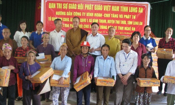 Phật giáo và các hoạt động từ thiện tại Nghệ An, Thái Bình