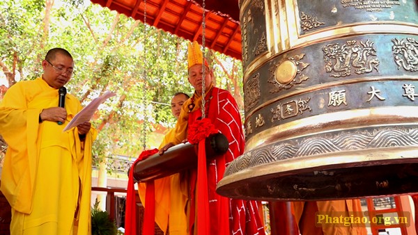 Đồng Tháp: Lễ khai đại hồng chung tại chùa Thiên Phước