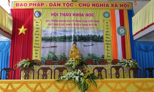 Hội thảo về Tổ Khánh Hòa và phong trào chấn hưng Phật giáo tại Bến Tre
