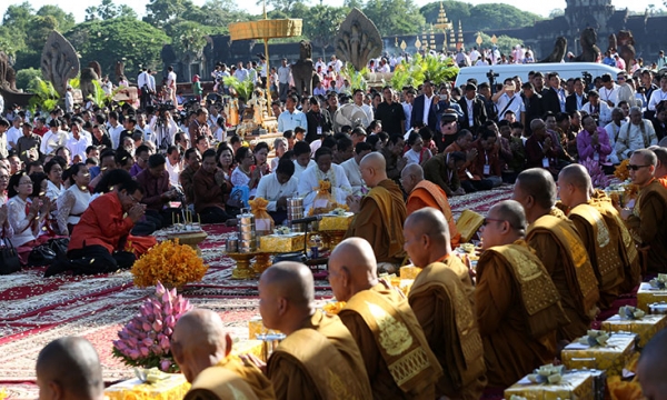 Campuchia: Thủ tướng chủ trì lễ cầu nguyện tại Angkor Wat
