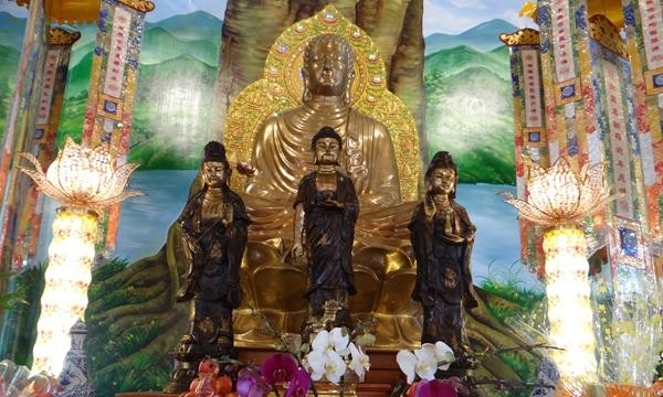 Lâm Đồng: Lễ an vị tượng Phật tại chùa Trúc Lâm 