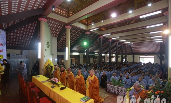 Hà Nội: Lễ tạ pháp và phóng sinh tại chùa Hòa Phúc