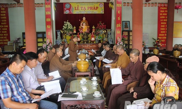 Thái Bình: Chuẩn bị kế hoạch tổ chức Phật Đản PL.2562