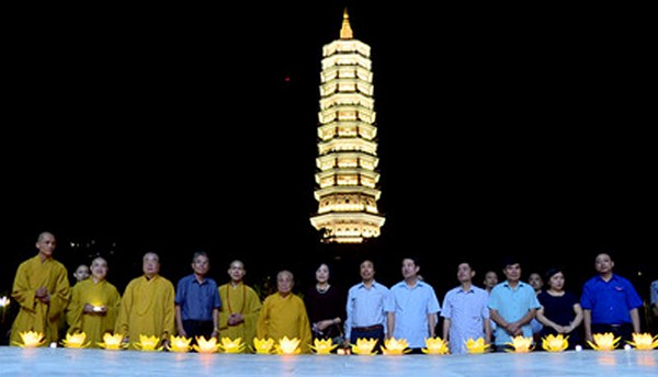 Ninh Bình: Cầu quốc thái dân an, tri ân các anh hùng liệt sĩ tại chùa Bái Đính
