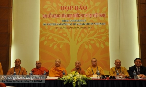 Hà Nội: Họp báo về việc Tổ chức Đại lễ Vesak LHQ 2019 tại Việt Nam