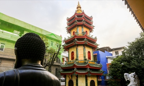 Ngôi chùa có tháp bằng gốm cao nhất Việt Nam