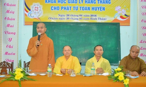 Quảng Nam: Lớp học giáo lý PG cho phật tử toàn huyện Duy Xuyên