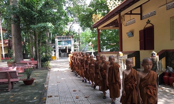 Vĩnh Long: Phật tử nhí Nghệ An xuất gia gieo duyên tại Thiền viện Thiện Minh