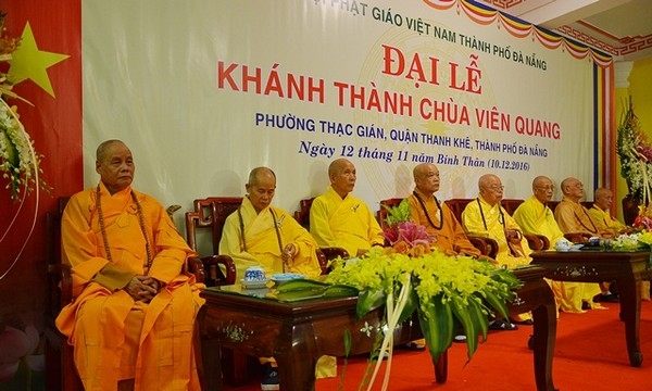 Đà Nẵng: Lễ khánh thành chùa Viên Quang