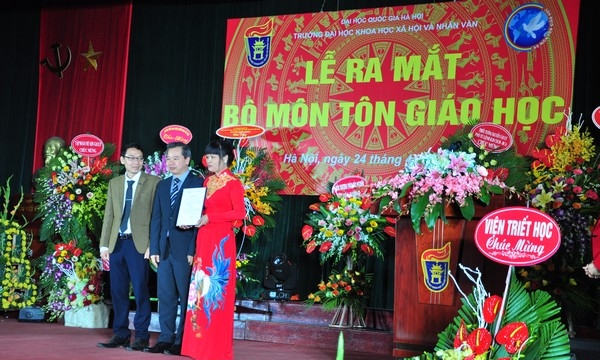 Hà Nội: Trường ĐHKHXH & NV ra mắt Bộ môn Tôn giáo học