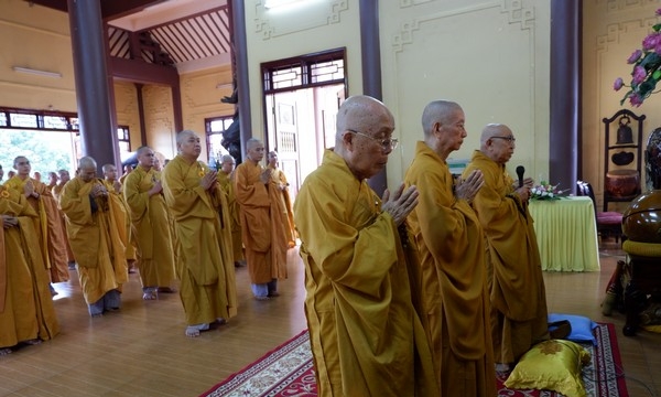 Tp.HCM: Lễ Tác pháp An cư tại chùa Phổ Quang