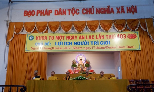 Tp.HCM: Hòa thượng Thích Trí Quảng khai pháp tại Hạ trường Phổ Quang 